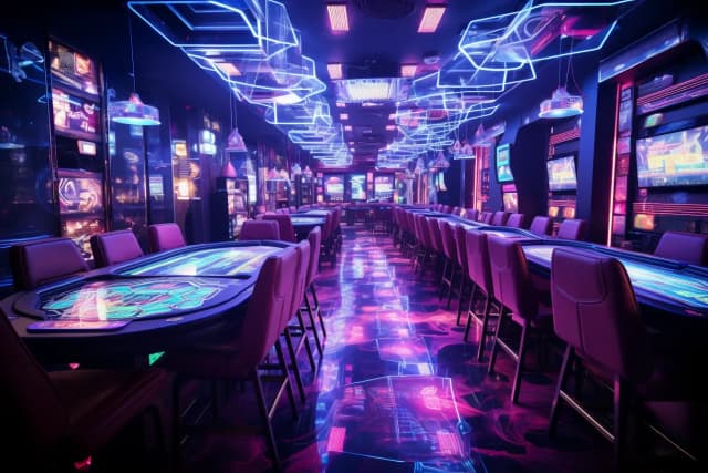 Réalité augmentée dans les casinos avec croupiers en direct image