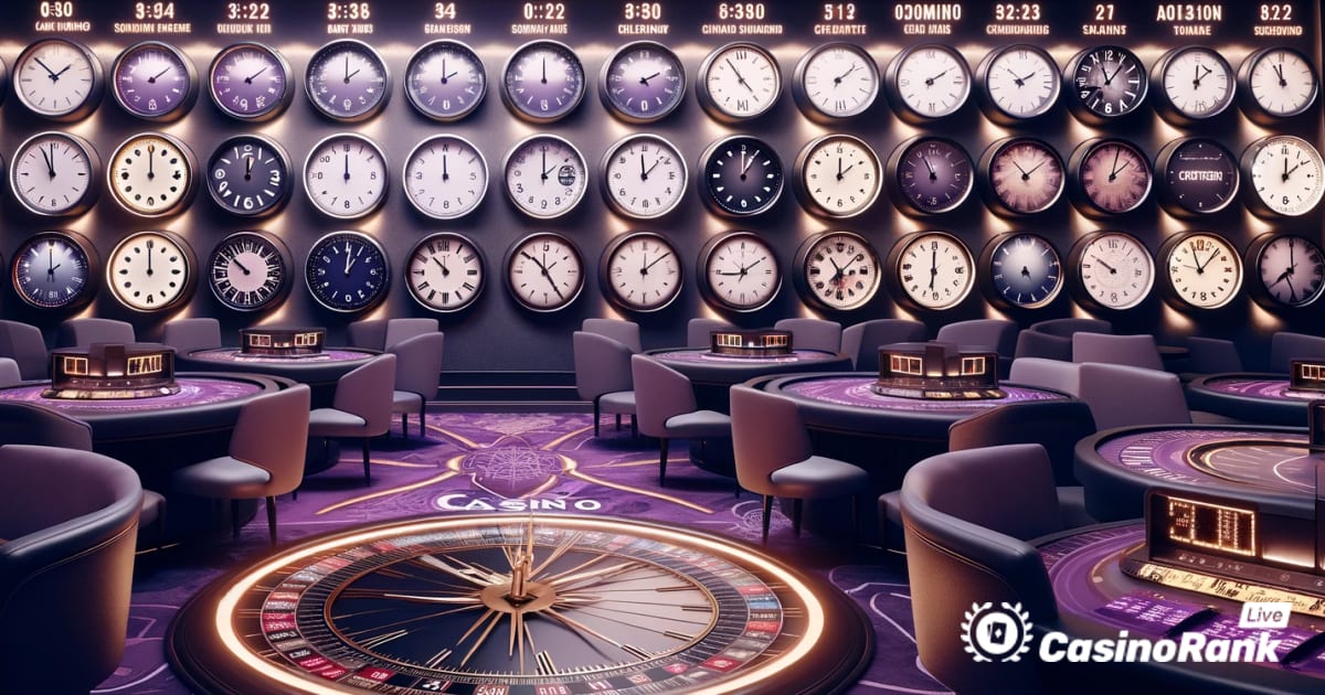 De impact van tijdzones op live casinoverkeer